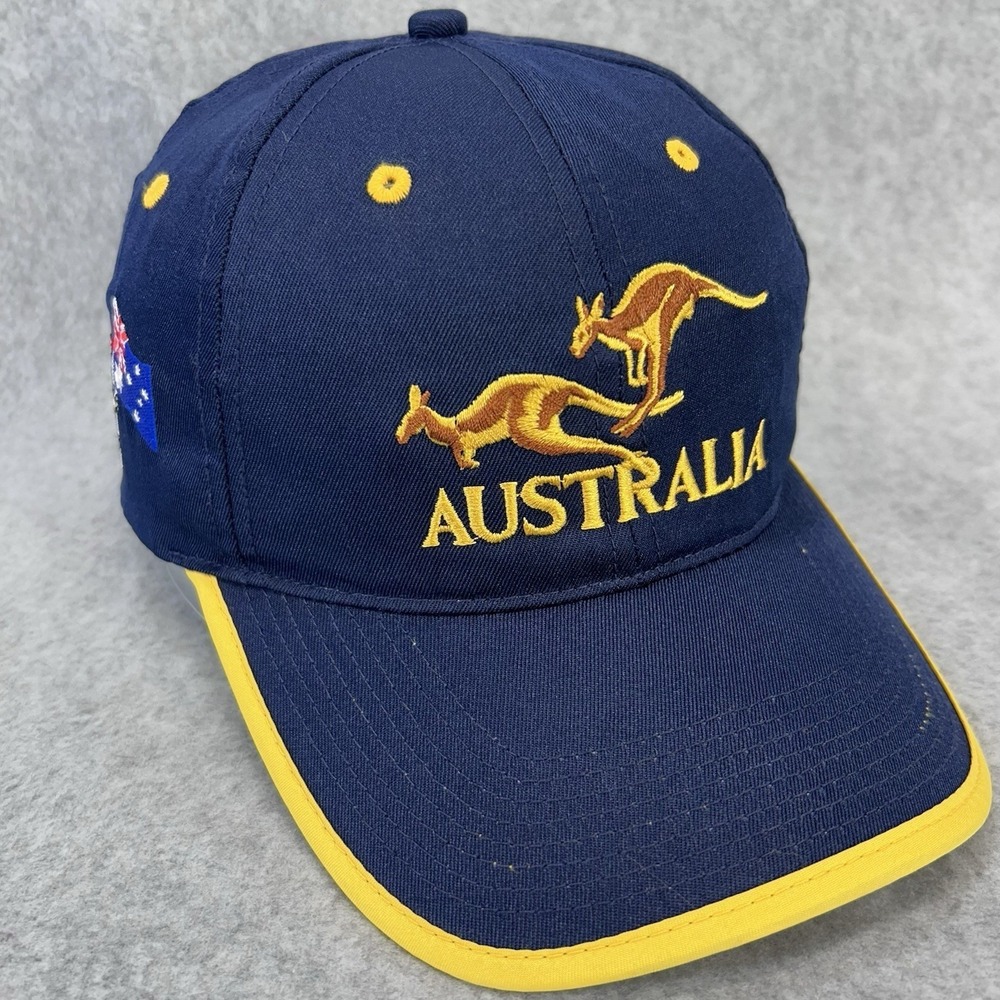 Australia Kangaroo Koala Mens Navy CPE Snapback Souvenir Hat OSFM